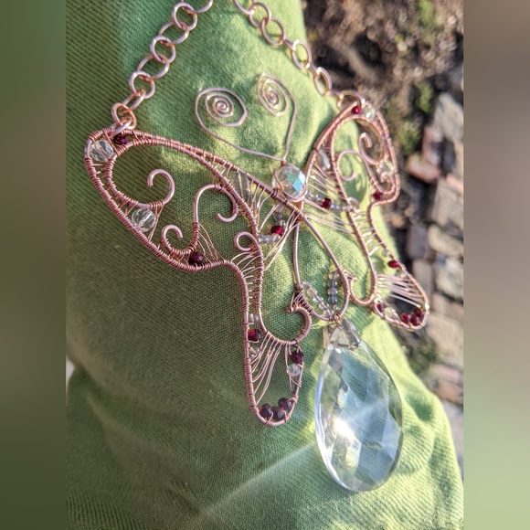 Artisan Other - Artisan Butterfly Suncatcher Home And Garden Decor